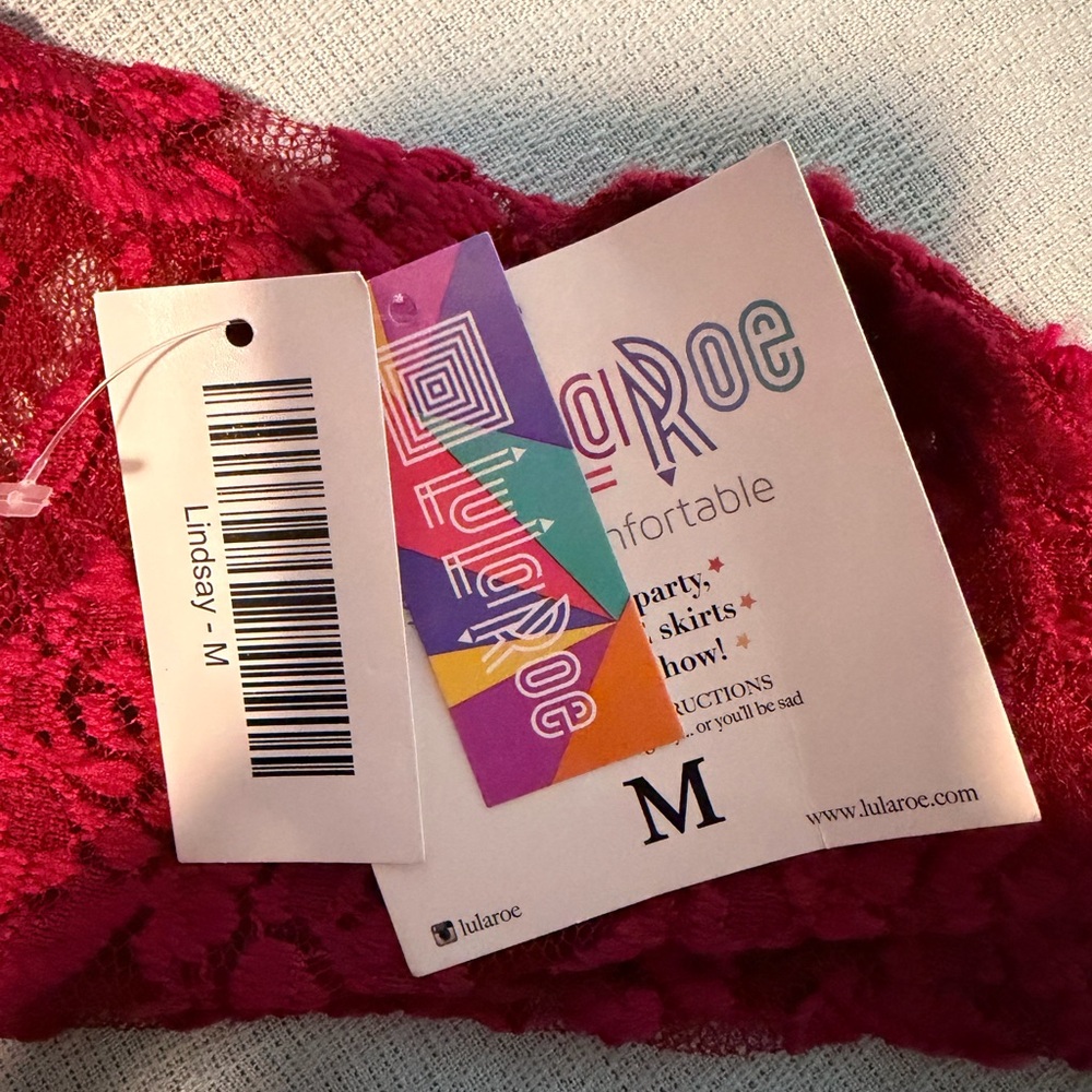 LuLaRoe Lindsay Fuchsia Kimono – NWT - Picture 3 of 4